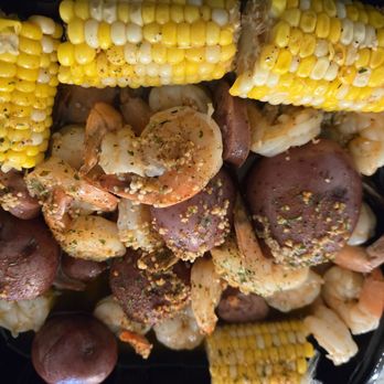 The Fish Joint - Half Shrimp boil. Not too bad . - Seafood Near Me - Coconut Creek, Florida The Fish Joint - Half Shrimp boil. Not too bad . - Seafood Near Me - Coconut Creek, Florida