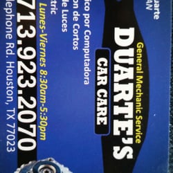 Duarte's Car Care - ARMANDO DUARTE -Electric service SANTOS DUARTE - General Mechanic