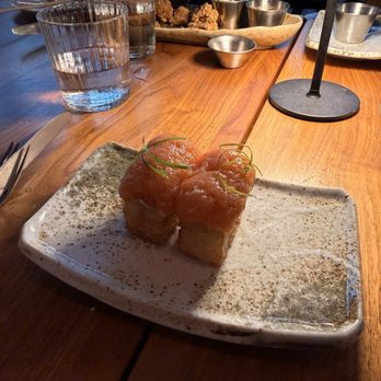 Ukiah - Salmon Crispy Rice - Asian Fusion Near Me - Fort Lauderdale, Florida Ukiah - Salmon Crispy Rice - Asian Fusion Near Me - Fort Lauderdale, Florida