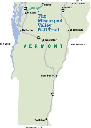 Missisquoi Valley Rail Trail Logo