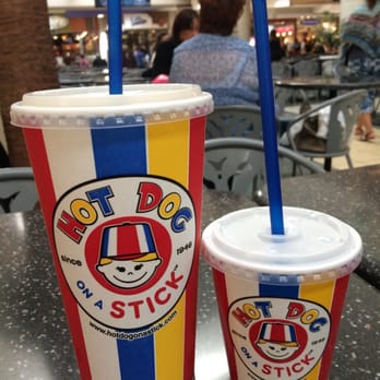 Hot Dog on a Stick - Large Lemonade and a water cup - Fast Food Near Me - Cerritos, California Hot Dog on a Stick - Large Lemonade and a water cup - Fast Food Near Me - Cerritos, California