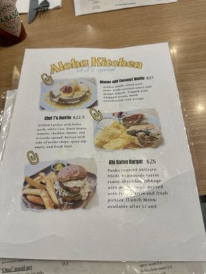 Menu photo 1 Aloha Kitchen Honolulu, HI Menu photo 1 Aloha Kitchen Honolulu, HI