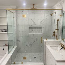 Glass Services - Custom shower enclosure