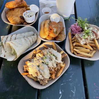 Red Fish Blue Fish - Too much food for 4 people???  Nah!!! - Fish & Chips Near Me - Victoria, British Columbia