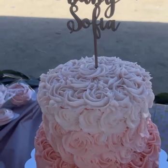 Sinful Treats - 2 tier rosette marble cake with chocolate cream cheese filling. So delicious! - Bakeries Near Me Sinful Treats - 2 tier rosette marble cake with chocolate cream cheese filling. So delicious! - Bakeries Near Me
