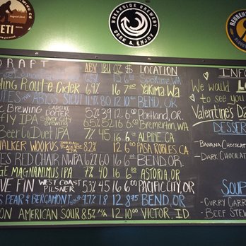 The Fat Pig - Beer board - Pubs Near Me - Sandpoint, Idaho