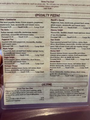 Menu photo 2 Buccilli's Pizza Houghton Lake, MI Menu photo 2 Buccilli's Pizza Houghton Lake, MI