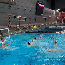 Campus Recreation Center - That is me (tattoos) about to CATCH the ball and SCORE!