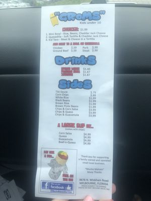 Menu photo 2 Mucho Mahalo Burritos Melbourne, FL Menu photo 2 Mucho Mahalo Burritos Melbourne, FL