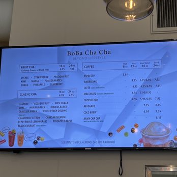 BoBa ChaCha Pasadena - Menu - Coffee & Tea Near Me - Pasadena, California BoBa ChaCha Pasadena - Menu - Coffee & Tea Near Me - Pasadena, California