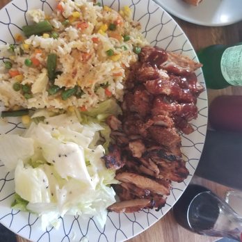 Ichiban Teriyaki - Chicken Katsu with fried rice. On the back you can see 1 egg roll left. - Japanese Near Me - Kenmore, Washington Ichiban Teriyaki - Chicken Katsu with fried rice. On the back you can see 1 egg roll left. - Japanese Near Me - Kenmore, Washington