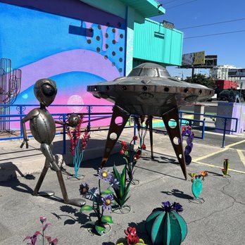 Artistic Iron Works - Yard art! That alien's got swagger. I totally want this for my yard. - Fences & Gates Near Me - Las Vegas, Nevada