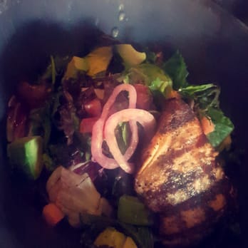 Saddle Ranch - Salmon Salad - Steakhouses Near Me - Orange, California Saddle Ranch - Salmon Salad - Steakhouses Near Me - Orange, California