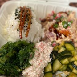 1 choice Spicy Ahi Cali Poke Plate