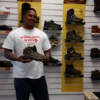 Work Shoe Hawaii - Patrick H. loves his Keen and he's rockin' our shirt! - Shoe Stores Near Me - Honolulu, Hawaii