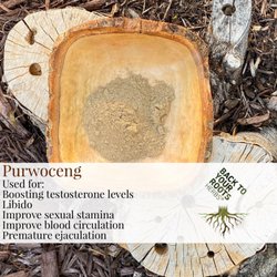 Back To Your Roots Herbs - The value of Purwoceng has been proven to assist with men's prostate health.