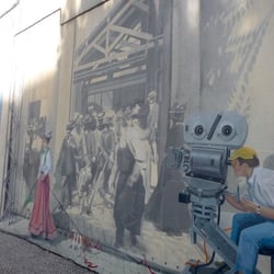 Fresque le Mur du Cinéma