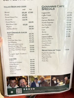 Menu photo 5 Giovanni's Restaurant Cardiff, CRF Menu photo 5 Giovanni's Restaurant Cardiff, CRF