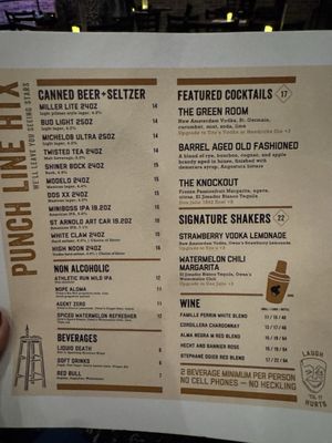 Menu photo 1 Punch Line Houston, TX
