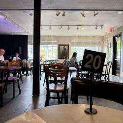 Inside seating area