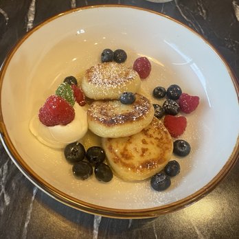 Lova Cafe - Syrniki with Berries - Breakfast & Brunch Near Me - San Antonio, Texas Lova Cafe - Syrniki with Berries - Breakfast & Brunch Near Me - San Antonio, Texas