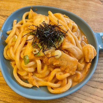 Petit Potato - Mentaiko udon with scallop - Taiwanese Near Me - Toronto, Ontario