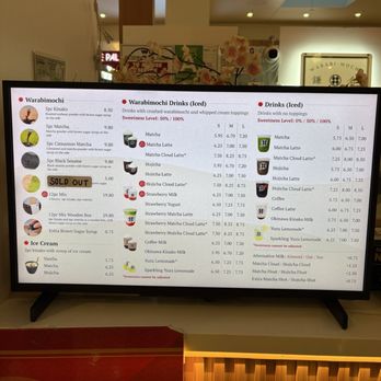 Warabimochi Kamakura - Menu - Desserts Near Me - Arcadia, California