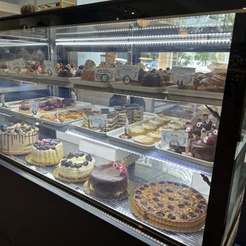 Le Marche Cafe - pastry case from a different visit - Bakeries Near Me - Shelburne, Vermont