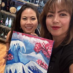 With the best art instructor Karen With the best art instructor Karen