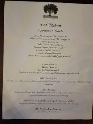 Menu photo 4 424 Walnut Sewickley, PA