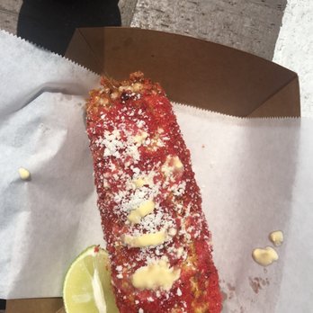 The Taco Cartel - Hot Cheetos Corn on the Cob - Food Trucks Near Me - Rosemead, California