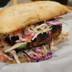 Hub Tavern + Grill - Blackened Mahi sandwich