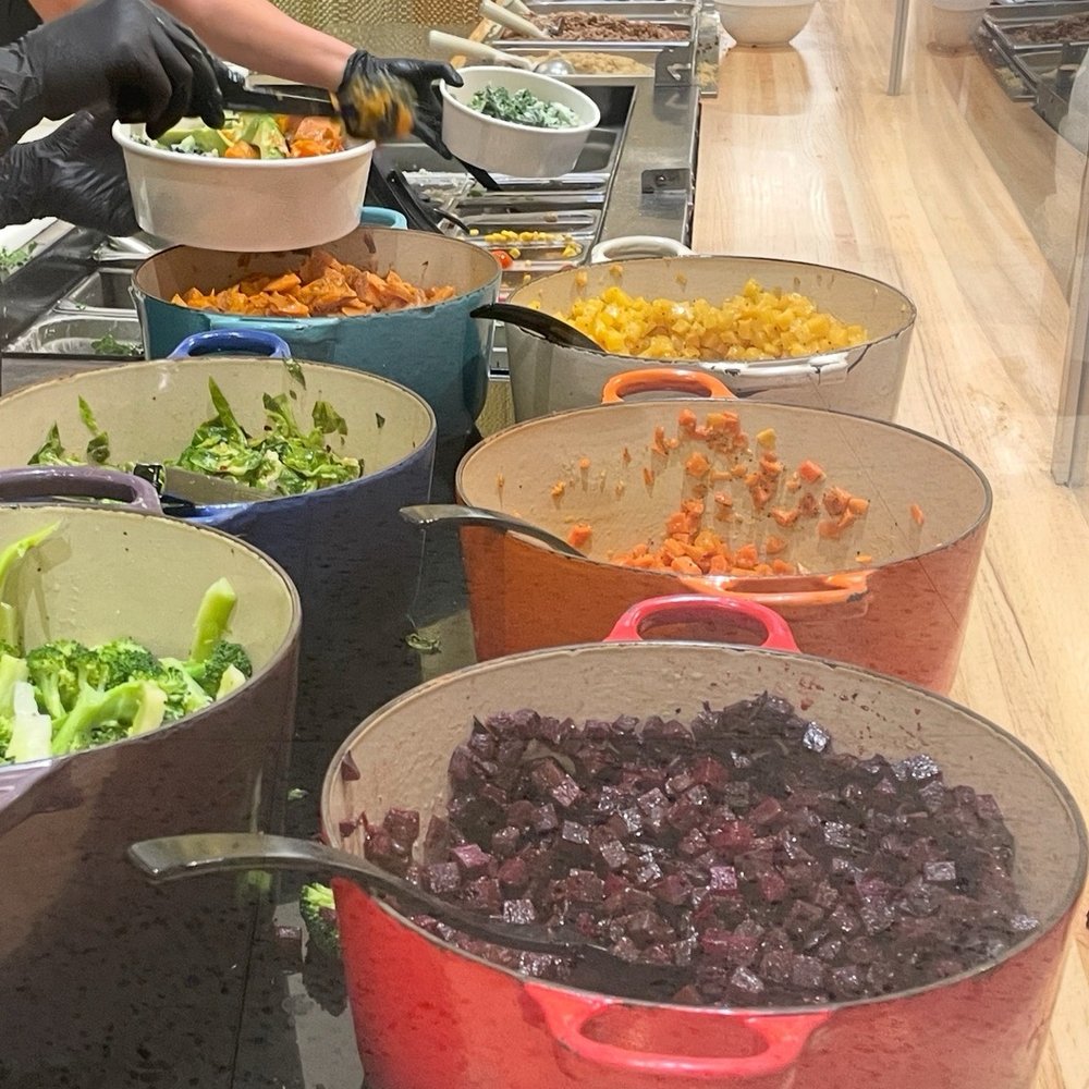 Freshly made ingredients