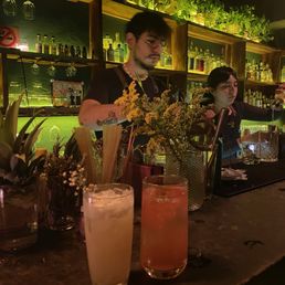 Honey + chrysanthemum drink