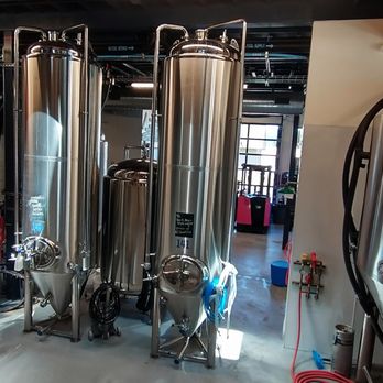 Thunder Island Brewing - The stairway to the upper floor gives great views of the production facility - Breweries Near Me - Cascade Locks, Oregon Thunder Island Brewing - The stairway to the upper floor gives great views of the production facility - Breweries Near Me - Cascade Locks, Oregon