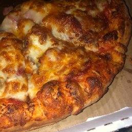 Well done meat lovers pizza Well done meat lovers pizza