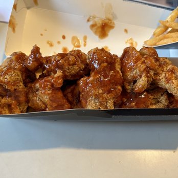 350F Chicken - Yangnyeom Sauce Chicken (sweet and savoury) - Korean Near Me - Vancouver, British Columbia