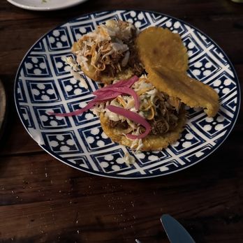 Bésame - Pork Arepas - Tapas/Small Plates Near Me - New Orleans, Louisiana Bésame - Pork Arepas - Tapas/Small Plates Near Me - New Orleans, Louisiana