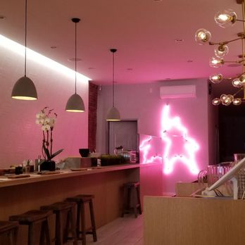 Shinsen - The pink neon samurai is amazing. - Sushi Bars Near Me - New York, New York Shinsen - The pink neon samurai is amazing. - Sushi Bars Near Me - New York, New York