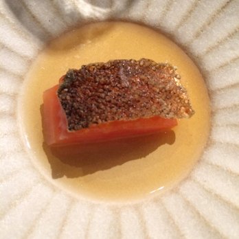 Saison - Battle Creek Trout, its skin & roe - New American Near Me - San Francisco, California Saison - Battle Creek Trout, its skin & roe - New American Near Me - San Francisco, California