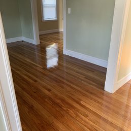Refinished floors