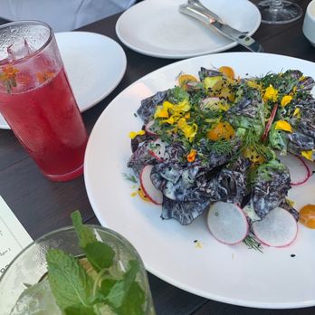 The Lark - Drinks and salad - New American Near Me - Santa Barbara, California The Lark - Drinks and salad - New American Near Me - Santa Barbara, California