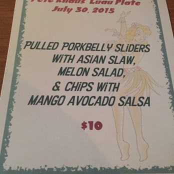 Lei Low - Example of a typical Thursday night Luau plate special - Cocktail Bars Near Me - Houston, Texas
