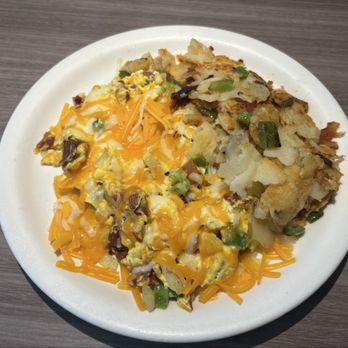 Alice's Restaurant - Denver Omelette "Scramble" style - before I dug in. - Breakfast & Brunch Near Me - San Bernardino, California