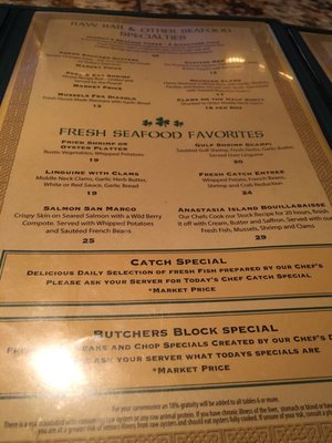 Menu photo 5 Ann O'Malley's St. Augustine, FL