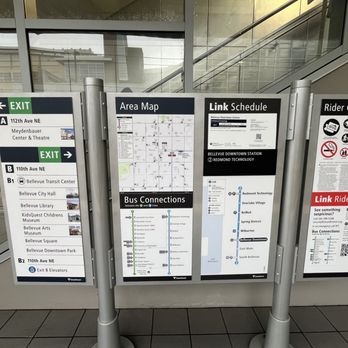 Bellevue Downtown Station - Map - Train Stations Near Me - Bellevue, Washington
