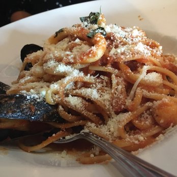 Il Fornello - My friend's pasta with shrimp, mussels, scallops. She loved it - Italian Near Me - Richmond Hill, Ontario