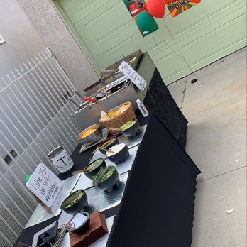 Arcelia's Tacos on Wheels - Beautiful Set Ups - Caterers Near Me