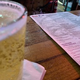 Draft beer is ICE cold