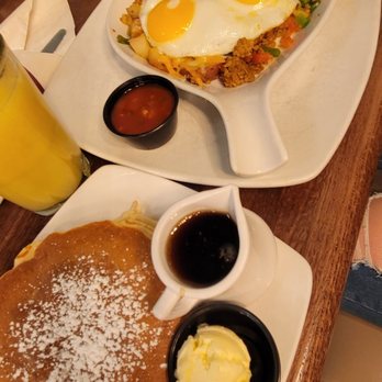 Jelly Cafe - Mexican skillet with pancakes side - Cafes Near Me - Mount Prospect, Illinois Jelly Cafe - Mexican skillet with pancakes side - Cafes Near Me - Mount Prospect, Illinois